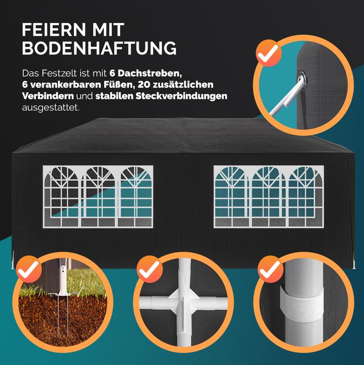 Produktbild Casaria Festzelt Rimini (600 cm, 300 cm)