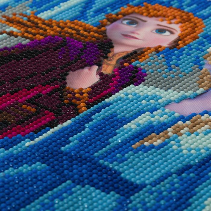 Image du produit Craft Buddy Elsa, Anna & Olaf, 30x30cm Crystal Art Kit