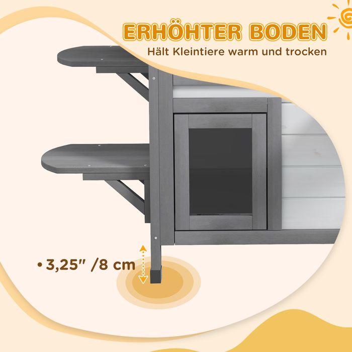 Image du produit Swisshandel24 Maison pour chat Cabane pour chat Grotte pour chat, 2 étages, résistant aux intempéries (Chat)