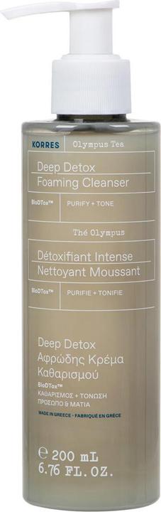 Actual product image Korres Olympus Tea Deep Detox Foaming Cleanser (Foam, 200 ml)