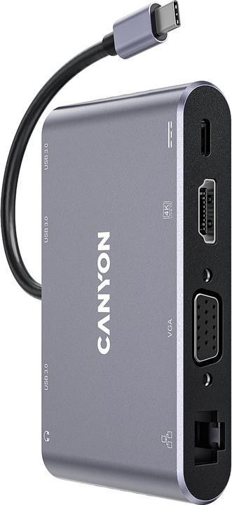 Canyon Hub DS-14 8in1 (USB-C, 8 Ports)