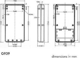 Actual product image HP Autozubehör HOUSING FOR REMOTE CONTROL - 135 x 70 x 24 mm (Housing)