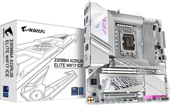 Gigabyte Z890M AORUS Elite WIFI7 ICE (LGA 1851, Intel Z890, ATX)