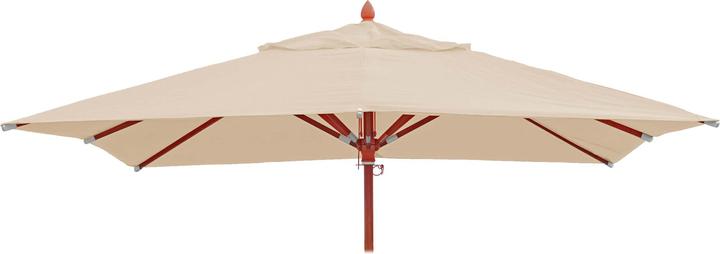 Immagine prodotto Mendler Copertura per ombrellone in legno per gastronomia, copertura di ricambio per ombrellone, quadrata (3 m)