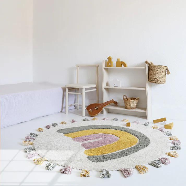 Produktbild Nattiot Teppich Rainbow (110 x 110 cm)