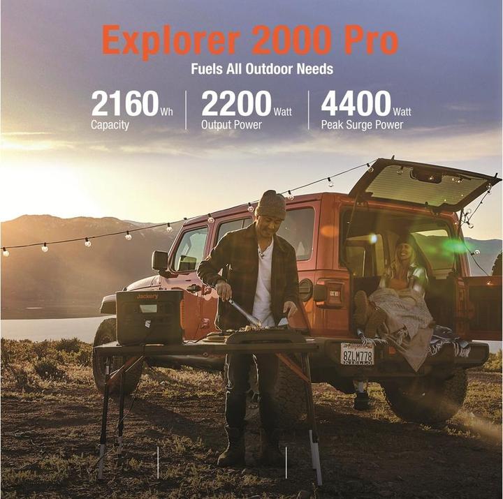 Image du produit Jackery Explorer 2000 Pro (2160 Wh, 19.50 kg)