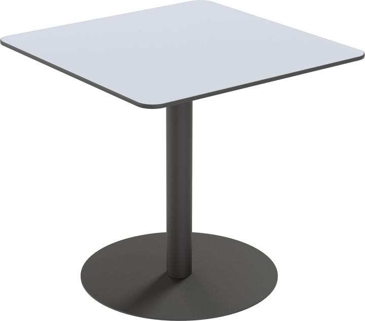 Paperflow Garden table CROSS grey square 80.0 x 80.0 x 75.0 cm
