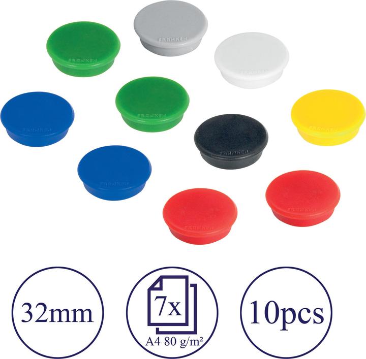 Produktbild Franken Magnet rund (10 x)