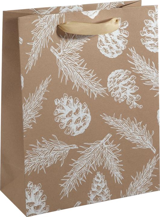 Sigel 5 Pochettes cadeaux Pine cones and pine branches Large 26,0 x 33,0 cm (Pochette cadeau)