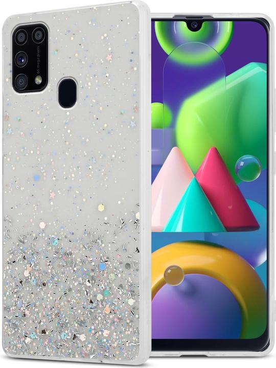 Actual product image Cadorabo TPU cover with glitter for Samsung Galaxy M31 (Samsung Galaxy M31)