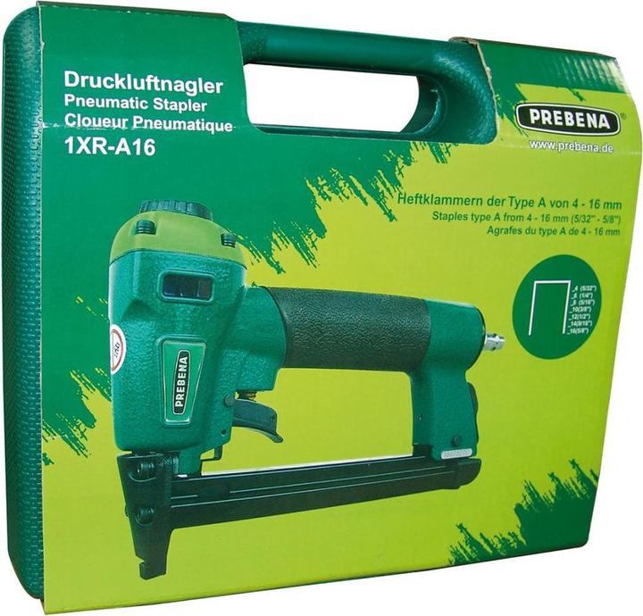 Actual product image Prebena Compressed air nailer
