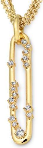 Breuning ANHÄNGER - BRILL. 0,22 Ct. H/si (585, - Gold)