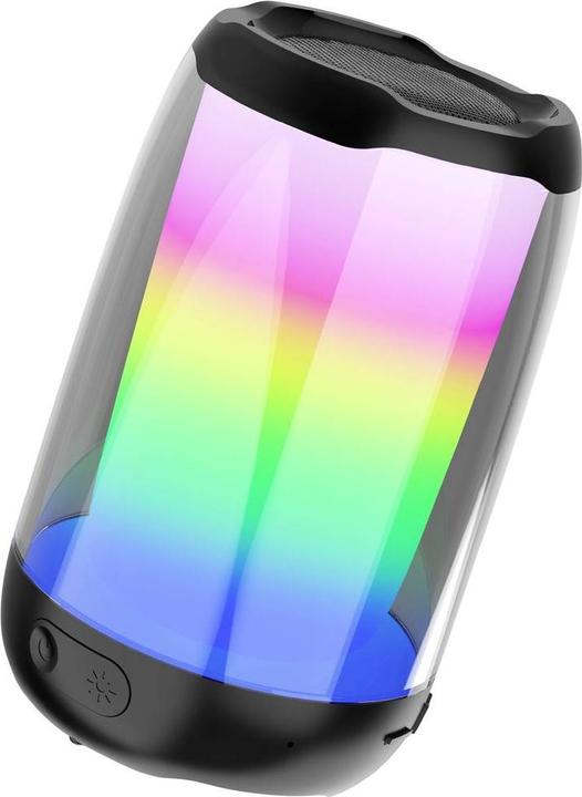 Produktbild Onestyle Soundcolor-01 Bluetooth® Lautsprecher Schwarz, Multi-Color (5 h, Akkubetrieb)