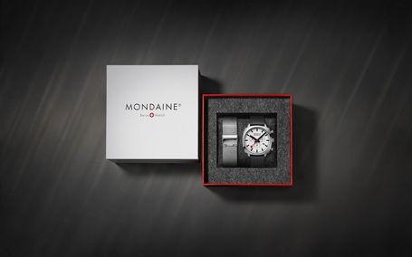 Actual product image Mondaine Neo Vegan (Chronograph, 41 mm)
