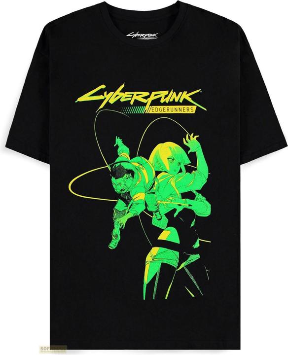 Image du produit Difuzed Cyberpunk : Edgerunners - David And Lucy Graphic Short Sleeved T-shirt - 2XL (XXL)