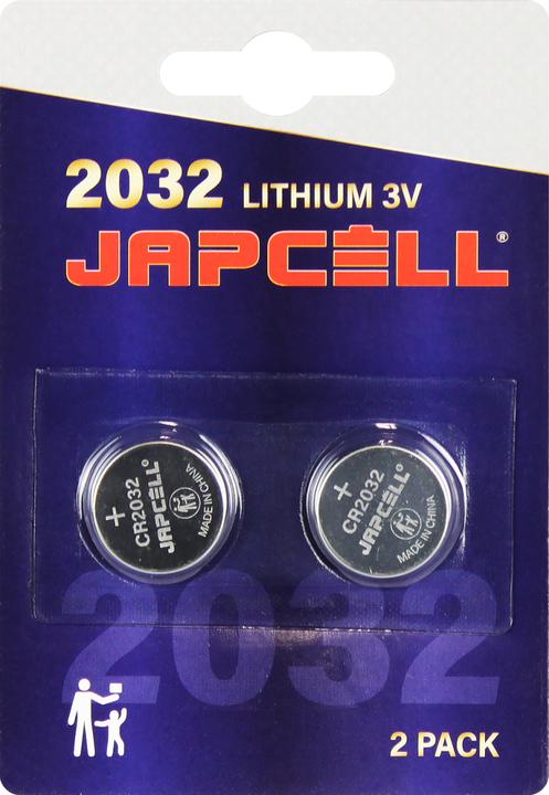 Actual product image Japcell Lithium CR2032 batteries (2 pcs., CR2032)