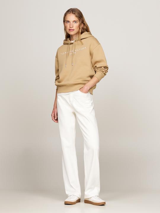 Image du produit Tommy Hilfiger Hoodie Dames Regular Fit - Beige - Maat M (M)