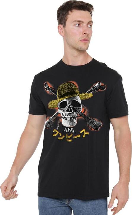 Immagine prodotto One Piece Straw Hat Maglietta Jolly Roger Uomo (S)