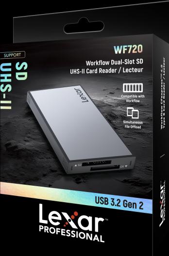 Immagine prodotto Lexar PRO Workflow SD Dual-Slot Reader (USB 3.2 Gen 2)
