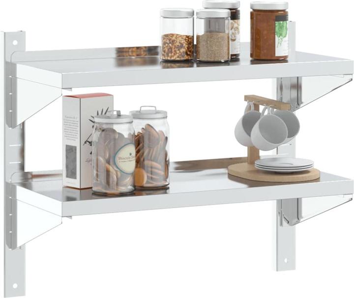 Immagine prodotto VidaXL Scaffale a muro con 2 ripiani Noble (75 x 30 x 60 cm)