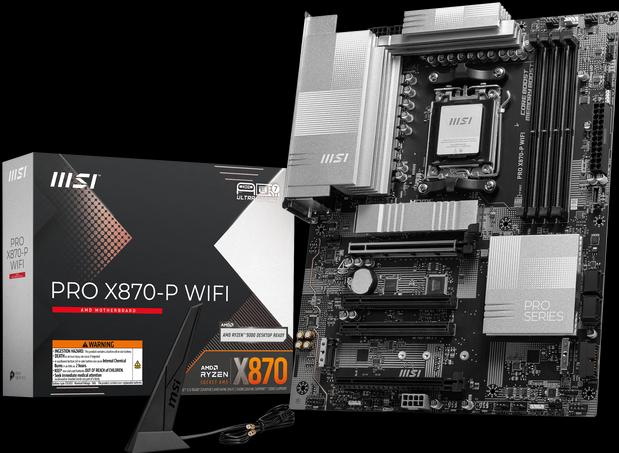 Productafbeelding MSI PRO X870-P WIFI - X870/AM5/DDR5/ATX (AM5, AMD X870, ATX)
