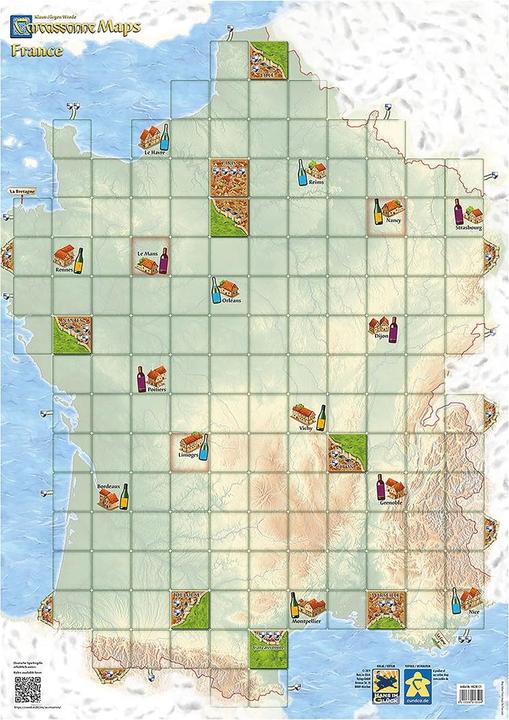 Produktbild Hans im Glück Carcassonne Maps Frankreich (Deutsch)
