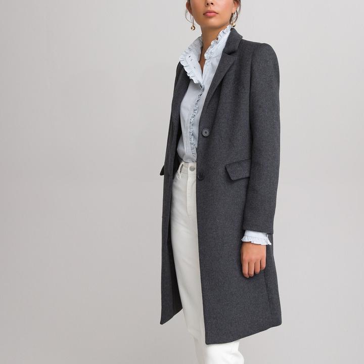 Immagine prodotto La Redoute Collections Cappotto con chiusura a bottoni (46)