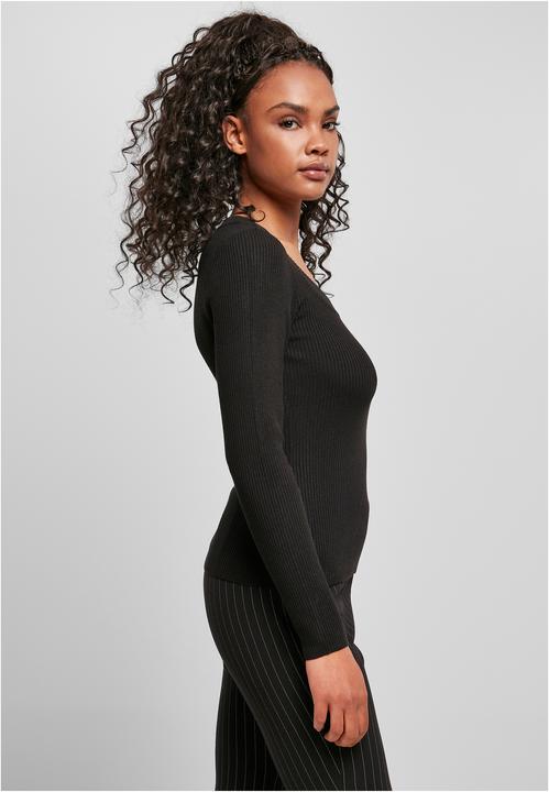 Actual product image Urban Classics Ladies Wide Neckline Sweater (4XL)