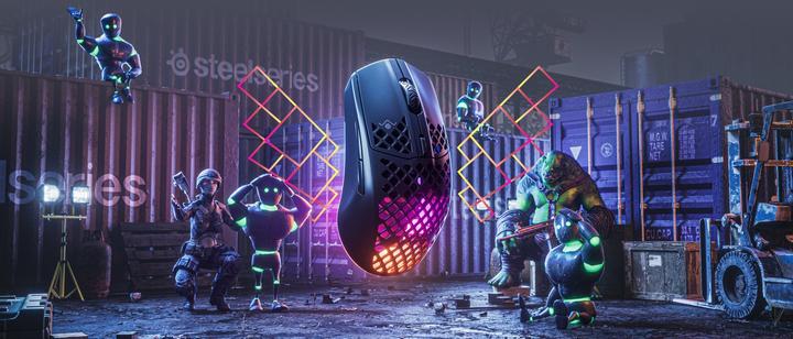 Actual product image SteelSeries Aerox 3 Wireless (2022) (Wireless)