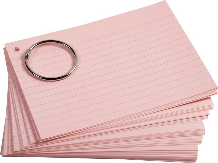 Produktbild Exacompta Flashcards (A7, 205 g/m², 50 x)