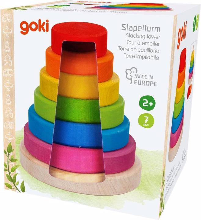 Produktbild Goki Stapelspielzeug Stapelturm