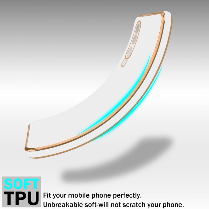 Actual product image Cadorabo Case for Huawei P30 in TPU with camera protection LM130 Style (Huawei P30)