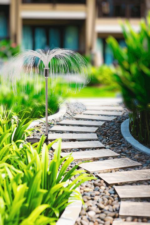Produktbild Cover-Discount Solar LED Gartenstecker Magic Fountain