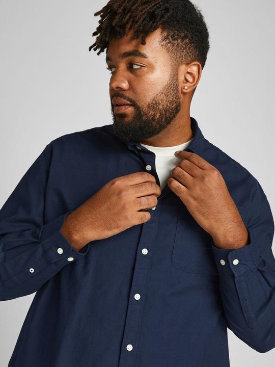 Actual product image Jack & Jones Oxford Plus Size Shirt (6XL)