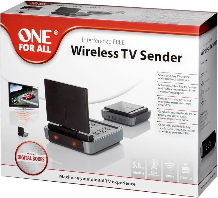 Produktbild One for All SV 1730 Kabelloser 5,8 GHz TV-Sender (100 m)