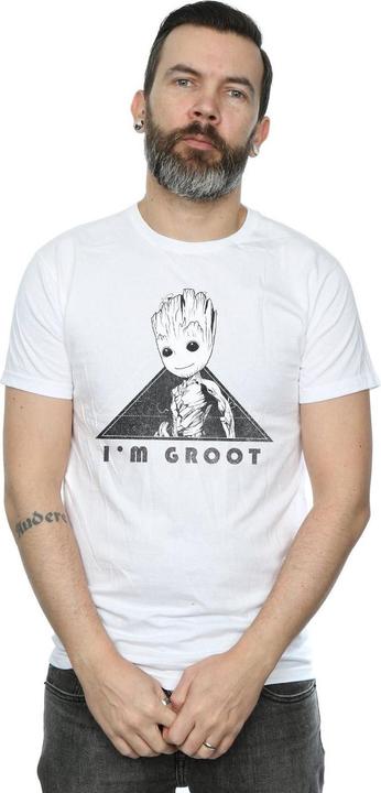 Image du produit - T-shirt GUARDIANS OF THE GALAXY VOL. GROOT MONO TRIANGLE - Homme (XXL)