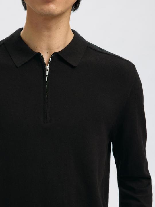 Produktbild Selected Homme Strick Langarm-Poloshirt (M)