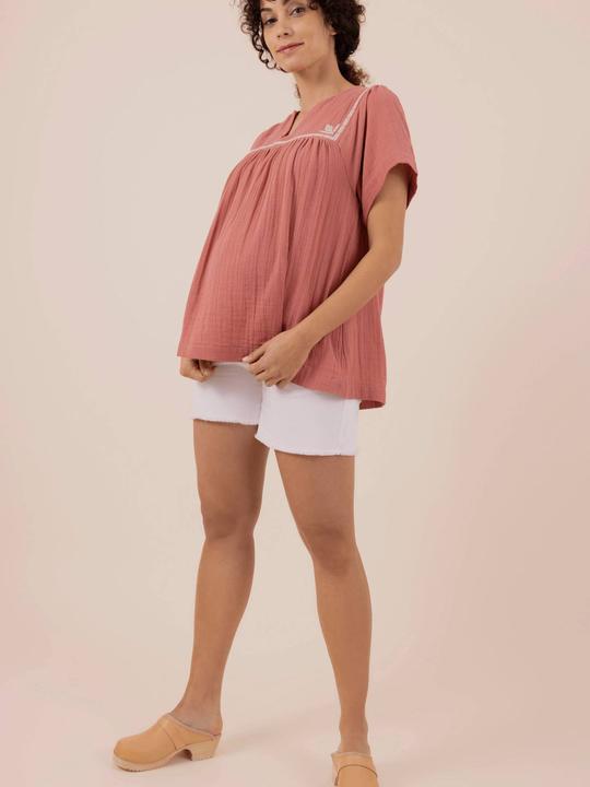 Image du produit Envie de Fraise Blouse de maternité en mousseline FARAH (36)