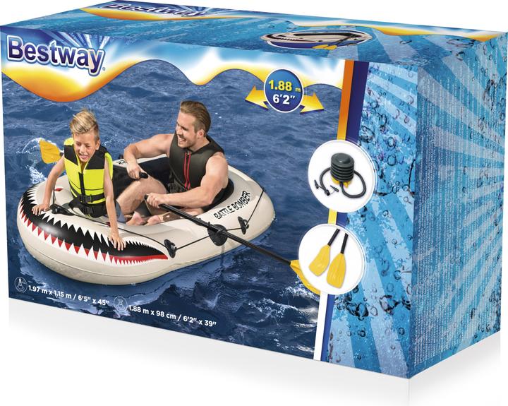 Immagine prodotto Bestway Battle Bomber Raft canotto (188 cm, 2 pers.)