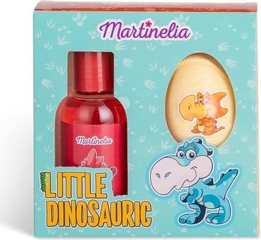 Actual product image Martinelia Kids Bath Set Small Dino Dinosaur Bath Set for Boys Playful Shower Gel and Bath Bomb - Non-Toxic