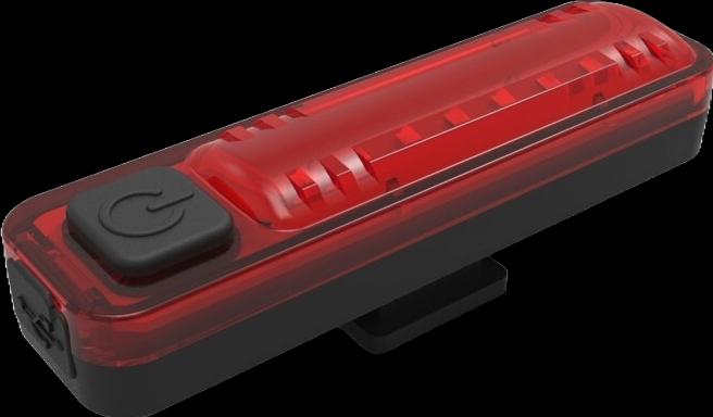 Actual product image smart Taillight Acrux USB with holder (10 lm, 10 lm)