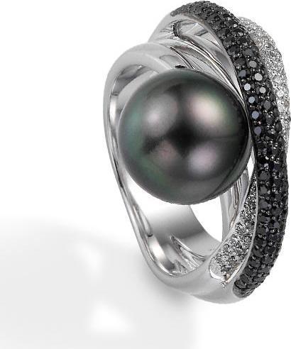 Immagine prodotto Breuning ANELLO - TAHITI-Z. PERLA/Brill. 1.026 Ct. nero (49, 585/14 K Oro)