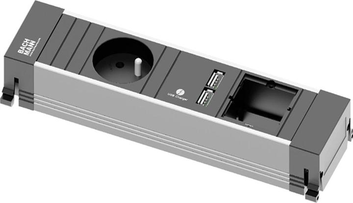 Produktbild Bachmann Steckdoseneinheit (4 x, CEE 7/5, 0.10 m)
