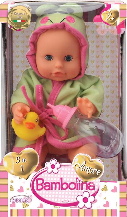 Actual product image Dimian Toys Doll 33cm, drinks and wets with