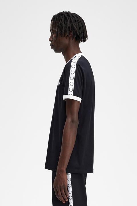 Actual product image Fred Perry Contrast trim T-shirt with band (XL)
