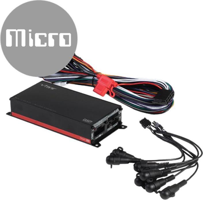 Immagine prodotto Vibe POWERBOX65.4-8MDSP-V3 - Amplificatore per auto - Amplificatore a 4 canali - DSP a 8 canali - 65W RMS (Amplificatore a 4 canali)