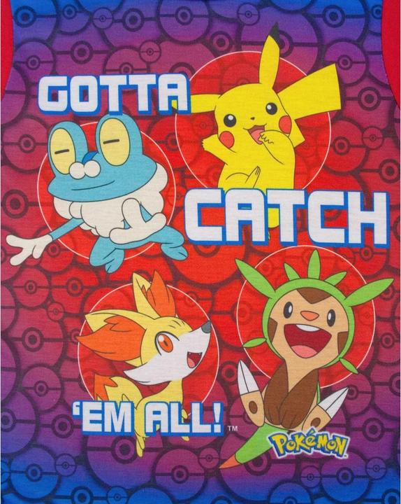 Immagine prodotto Pokémon Gotta Catch 'Em All! Completo Pigiama Corto Ragazzi (104)