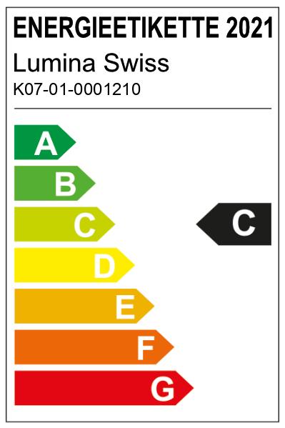 Energie-Label Lumina Swiss LED-Streifen-Set 1m UHD Super-Bright Kalt Deluxe (Kaltweiss, 100 cm, Indoor)