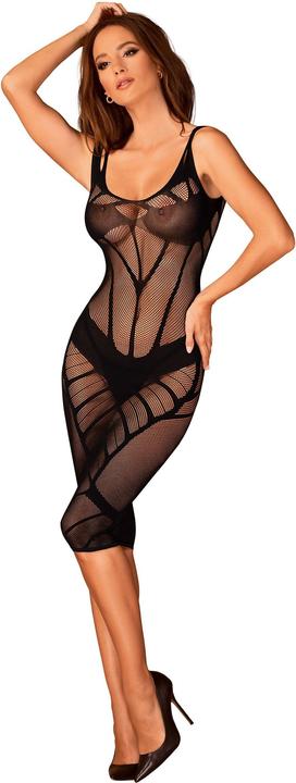 Image du produit Obsessive Robe résille sexy - Noir (S, M)