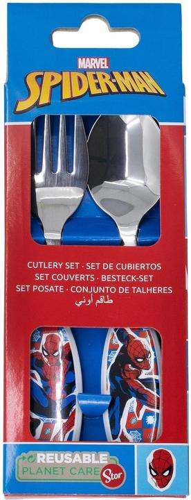 Image du produit Stor Spiderman Midnight Flyer Set de couverts pour enfants
